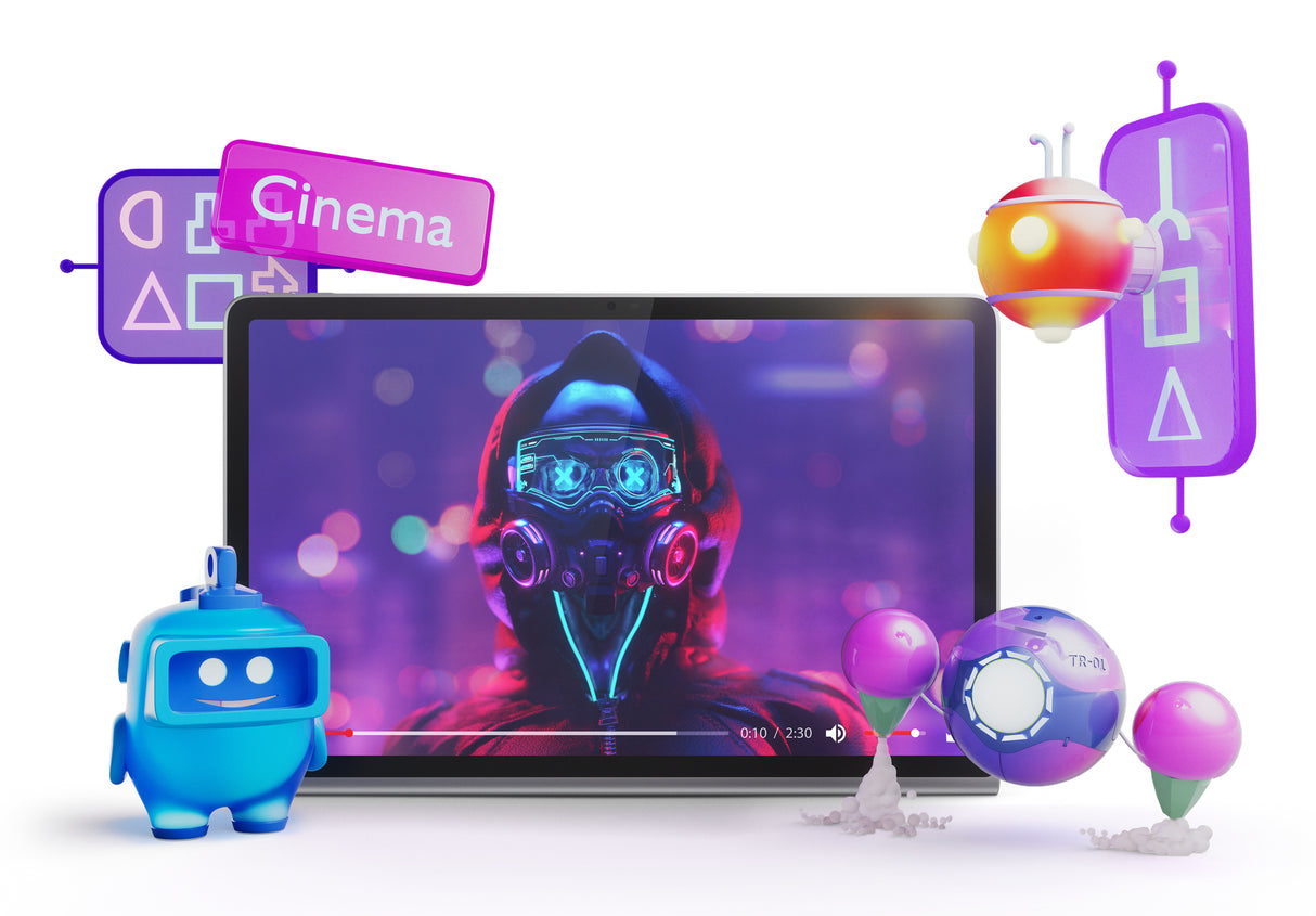 Lenovo Tab Plus Mediatek 256 GB 29,2 cm (11.5") 8 GB Wi-Fi 5 (802.11ac) Android 14 Grå
