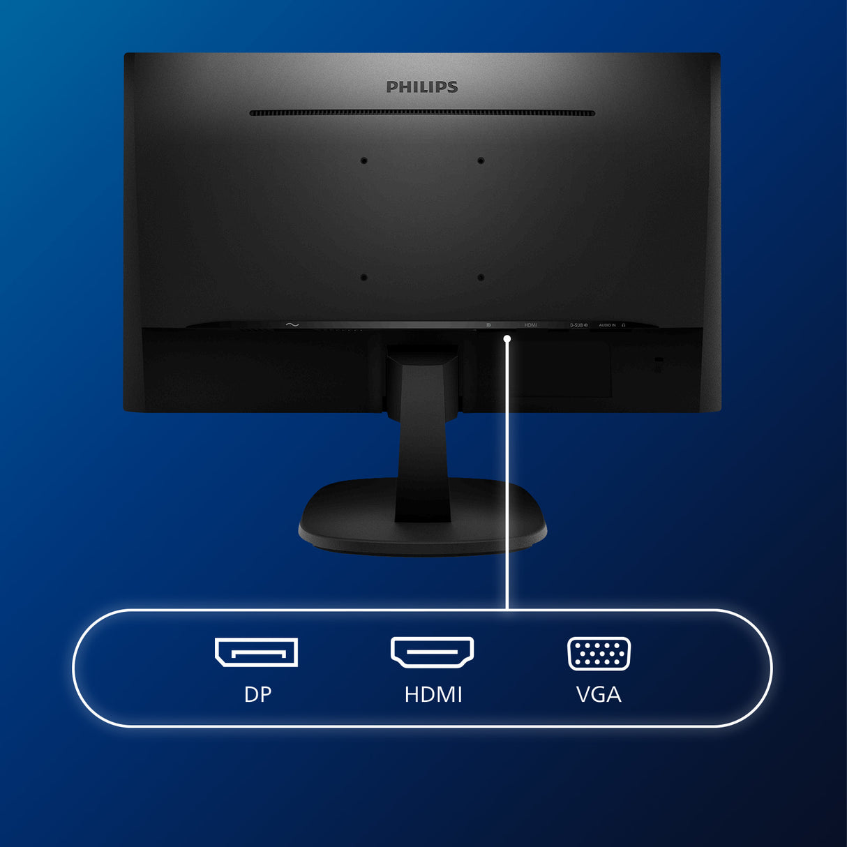 Philips V Line Full HD LCD-skærm 273V7QJAB/00