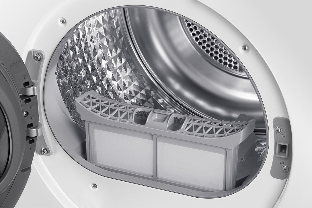 Samsung DV90F09F4WT2 tørretumbler Fritstående Front-læsning 9 kg Hvid