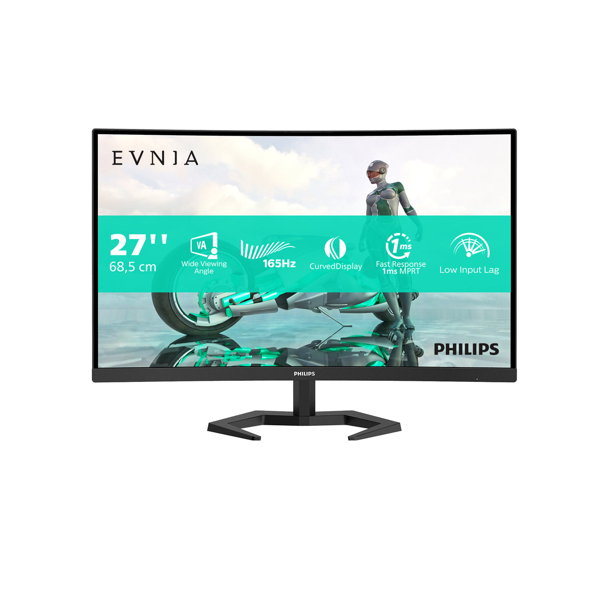 Philips Momentum 27M1C3200VL/00 computerskærm 68,6 cm (27") 1920 x 1080 pixel Fuld HD LCD Sort