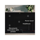 Electrolux EIS62453IZ Black Built-in 60 cm Zone induction hob 4 zone(s)