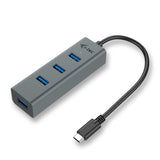 i-tec Metal C31HUBMETAL403 interface hub USB 3.2 Gen 1 (3.1 Gen 1) Type-C 5000 Mbit/s Grå