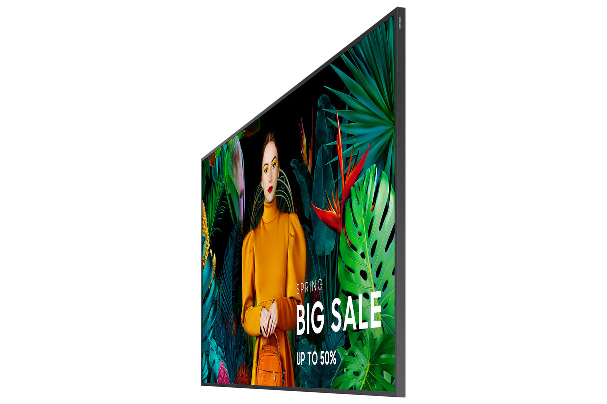 Samsung QH50C Digital fladpaneldisplay 127 cm (50") LCD Wi-Fi 700 cd/m² 4K Ultra HD Sort Indbygget processer Tizen 24/7