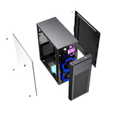 Gembird Fornax M100B Midi Tower Sort