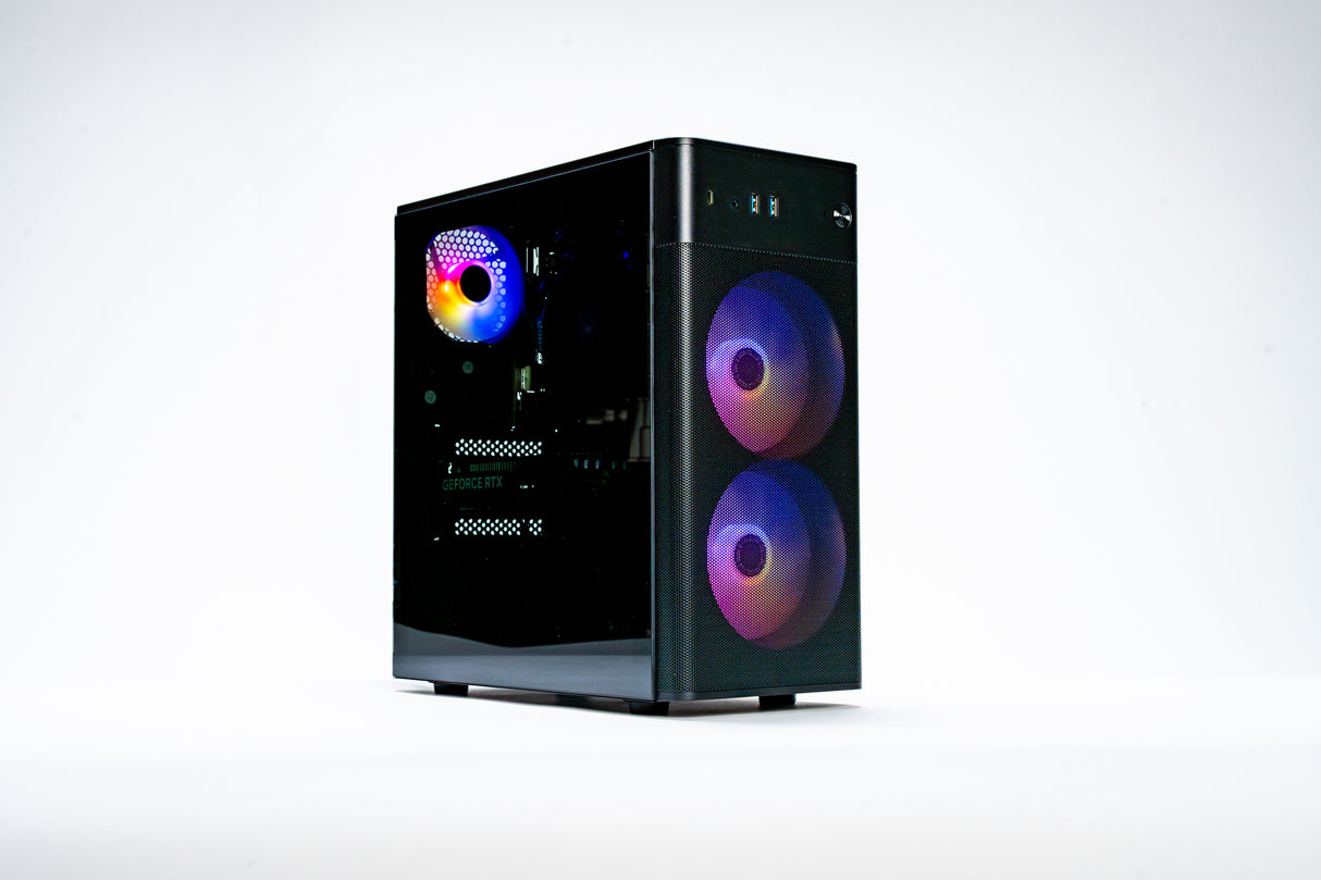 Erazer Recon E45 AMD Ryzen™ 5 5500 16 GB DDR4-SDRAM 1 TB SSD NVIDIA GeForce RTX 4060 Windows 11 Home Desktop PC Sort