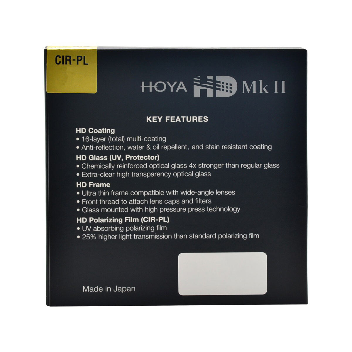Hoya HD Mk II CIR-PL Polariserende kamerafilter 58 mm