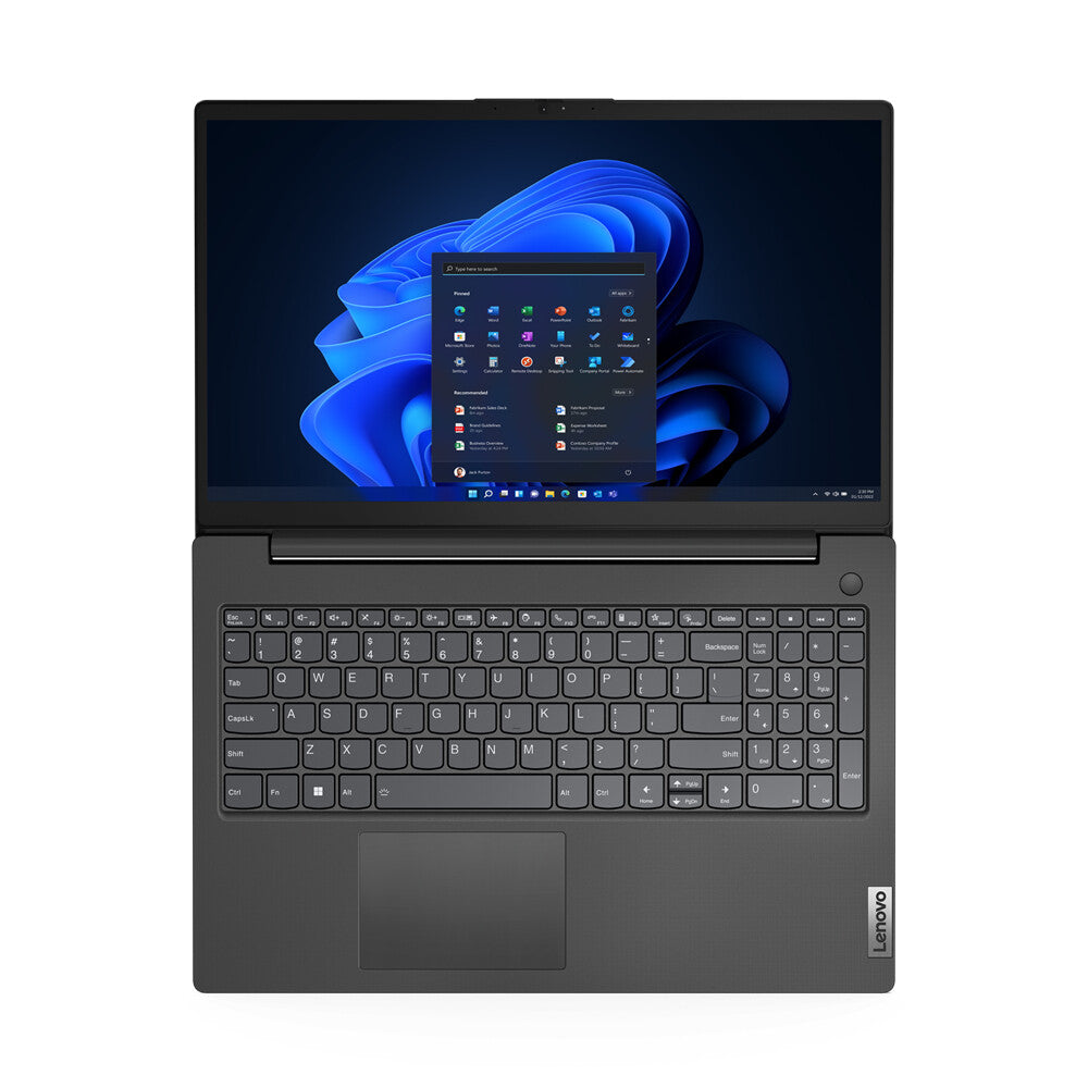 Lenovo V15 G4 ABP AMD Ryzen™ 5 7430U Laptop 39,6 cm (15.6") Fuld HD 16 GB DDR4-SDRAM 512 GB SSD Wi-Fi 6 (802.11ax) Windows 11 Pro Nordisk Sort