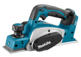 Makita DKP180Z Høvl 18V Batteri og lader ikke inkluderet