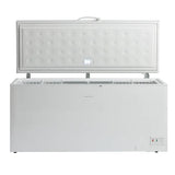ScanDomestic CF560WE Kummefryser Fritstående 560 L Aluminium, Hvid