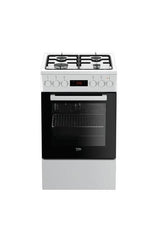 Beko FSE52321DWD komfur og ovn Fritstående komfur Gas Gaskomfur Hvid
