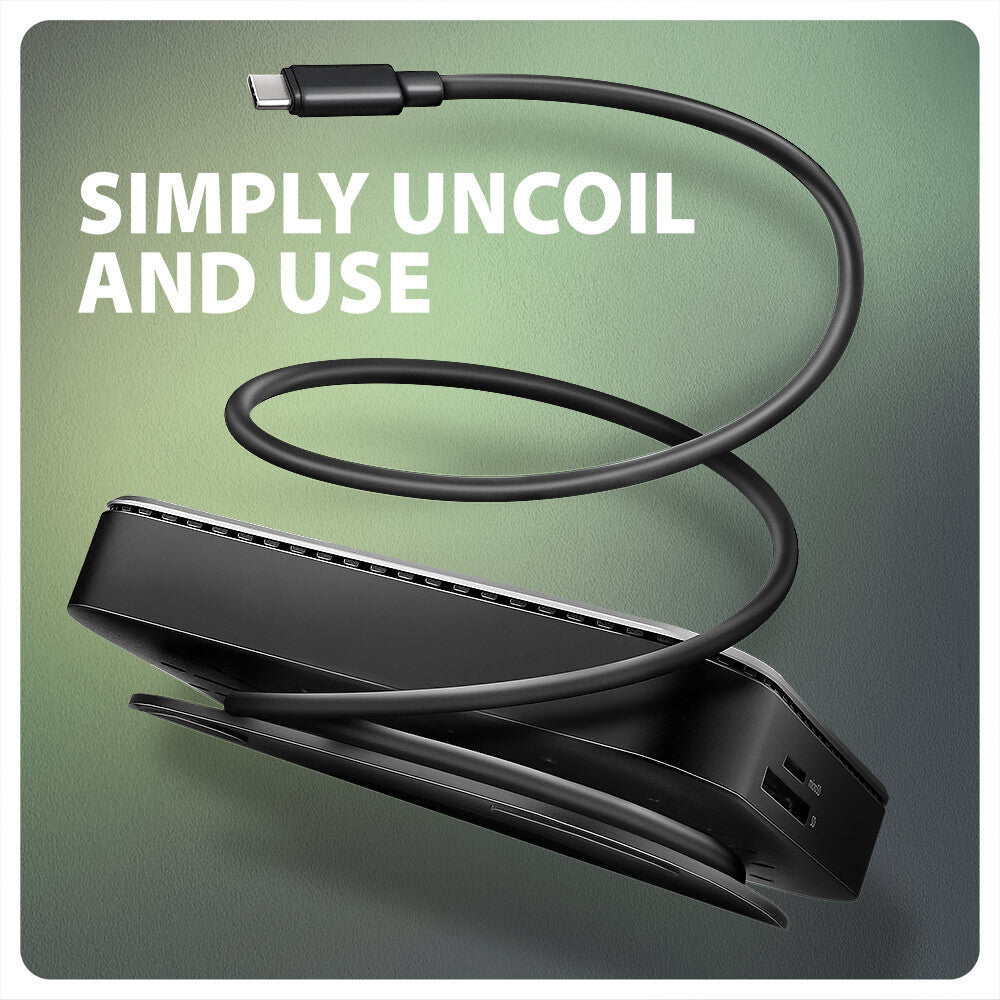 Axagon HMC-UFO USB-C Hub M.2 SATA/NVMe 1 Gbit/s Ethernet 384 kHz Audio Ledningsført USB 3.2 Gen 2 (3.1 Gen 2) Type-C Sort