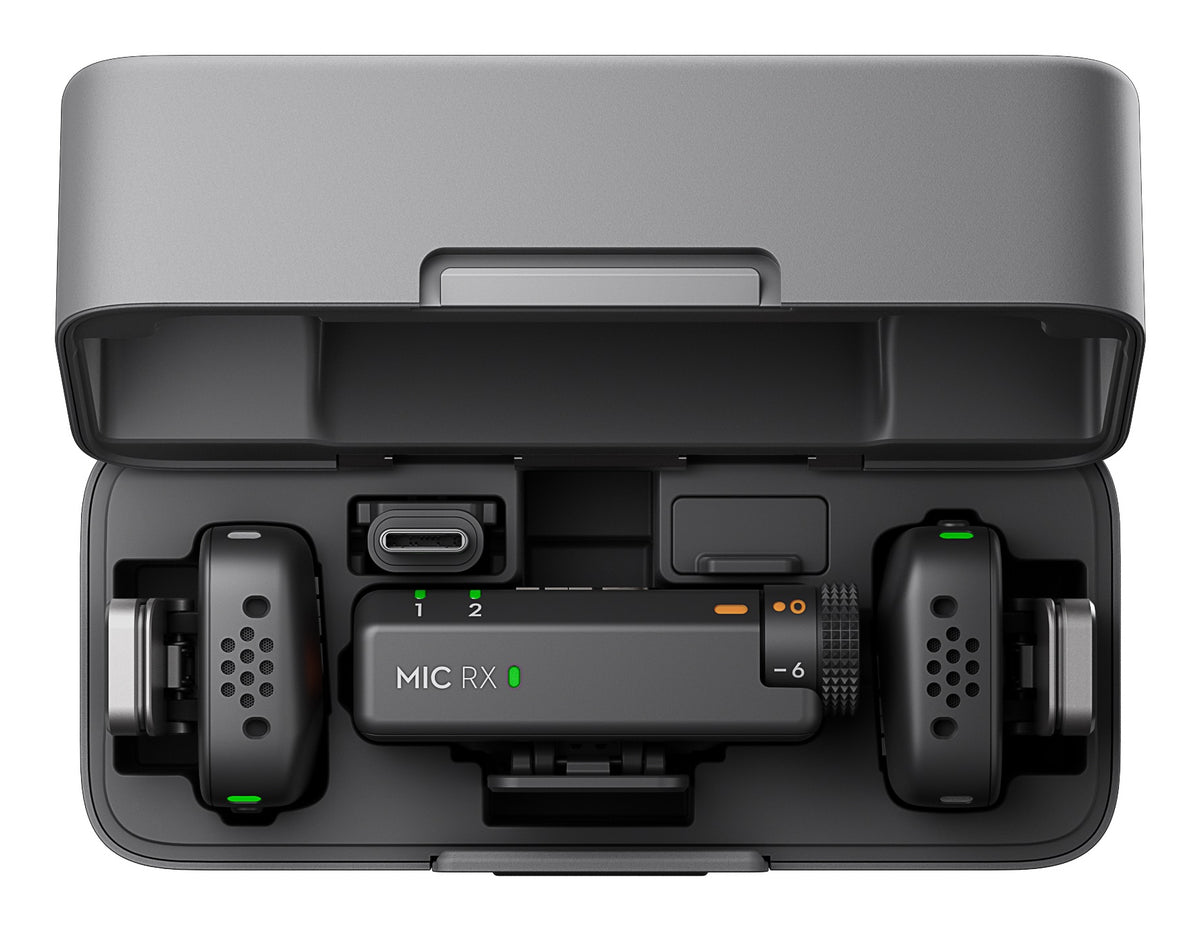DJI Mic Mini Trådløst mikrofonsystem Trådløs Sort