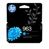 HP 963 Cyan 700 sider Blæk 3JA23AE