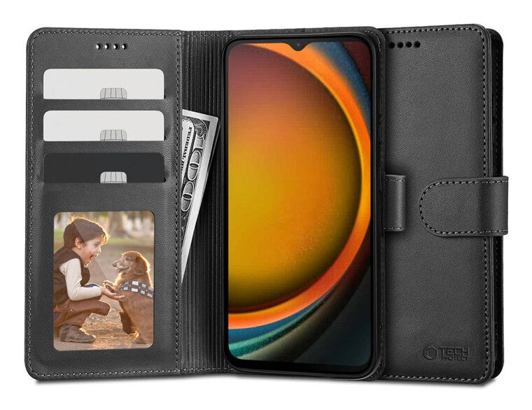 Tech-Protect 5906203691623 mobiltelefon etui 16,8 cm (6.6") Tegnebogsetui Sort
