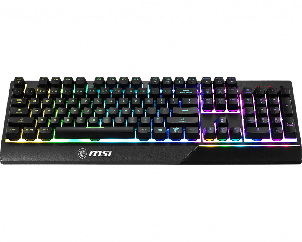 MSI Vigor GK30 tastatur Spil USB QWERTY US International Sort