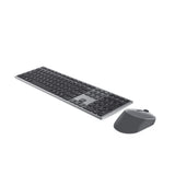 DELL KM7321W tastatur Mus inkluderet Kontor RF trådløs + Bluetooth QWERTY US International Grå, Titanium