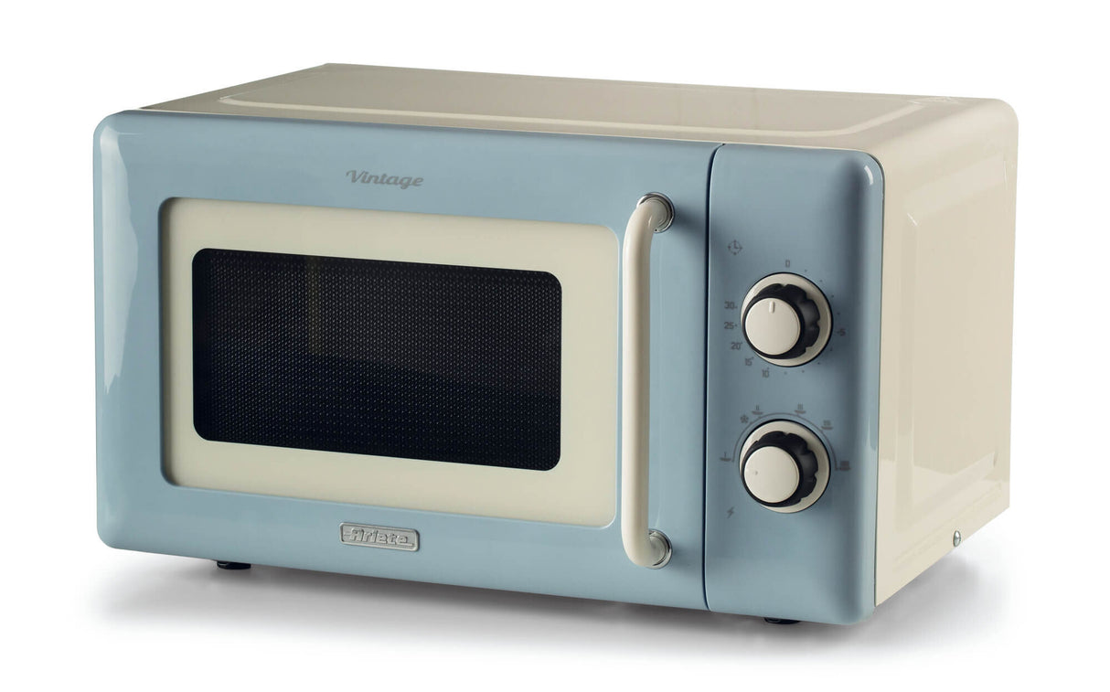 Ariete Vintage Line 3960/05 Lyse Blå Solo mikroovn Bordplade 20 L 800 W