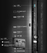Hisense 55U7Q PRO 139,7 cm (55") 4K Ultra HD Smart TV Wi-Fi Sort 500 cd/m²