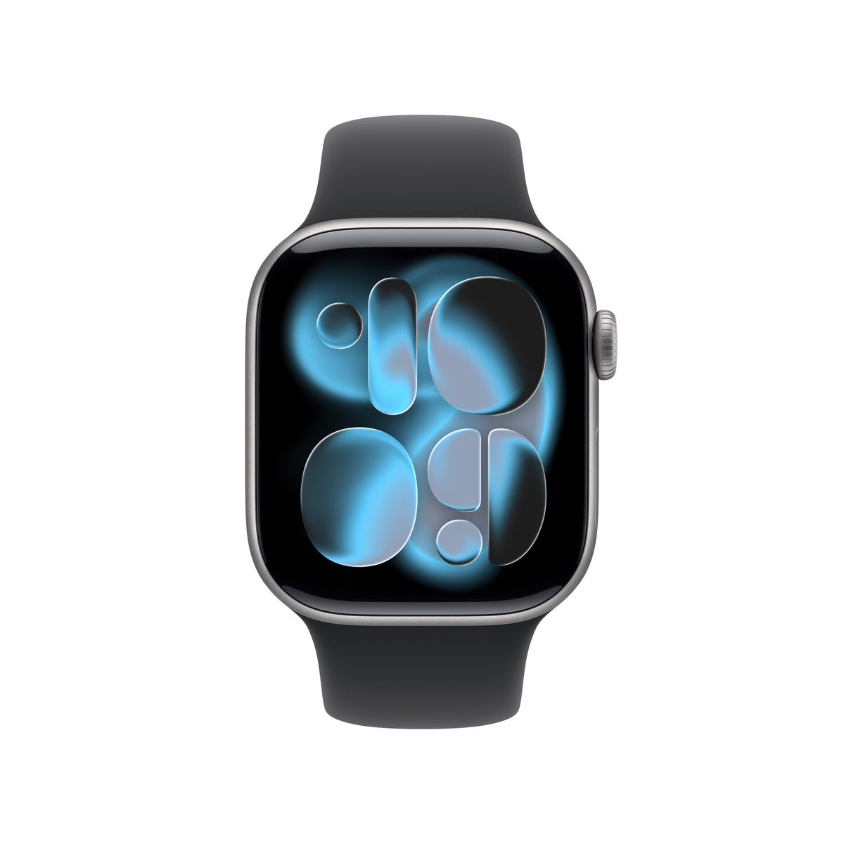 Apple Watch Series 11 GPS + Cellular 42mm Space Grey Aluminium Case with Black Sport Band - S/M