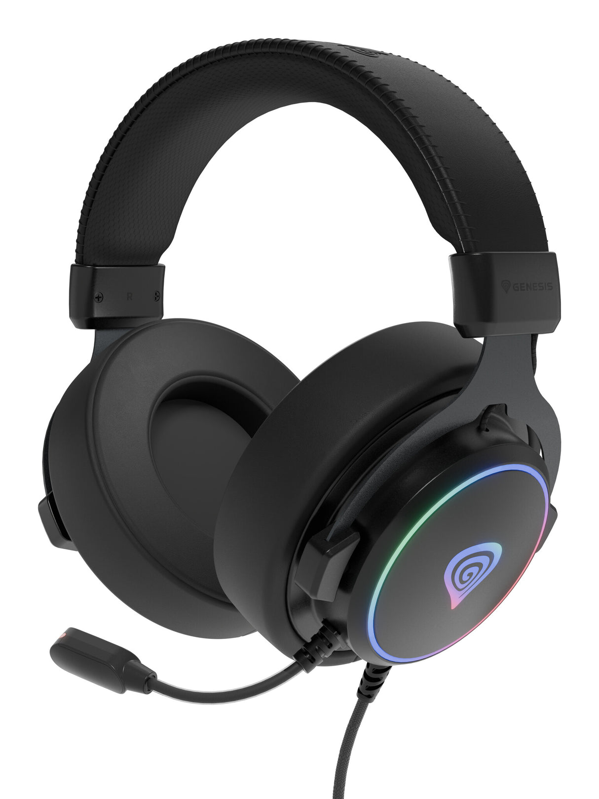 GENESIS Neon 764 Headset Ledningsført Spil USB Type-A Sort