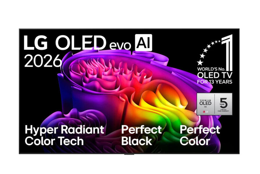 LG OLED 4K AI G6 TV | OLED65G61LW | 65 | Smart TV | webOS | UHD | Black