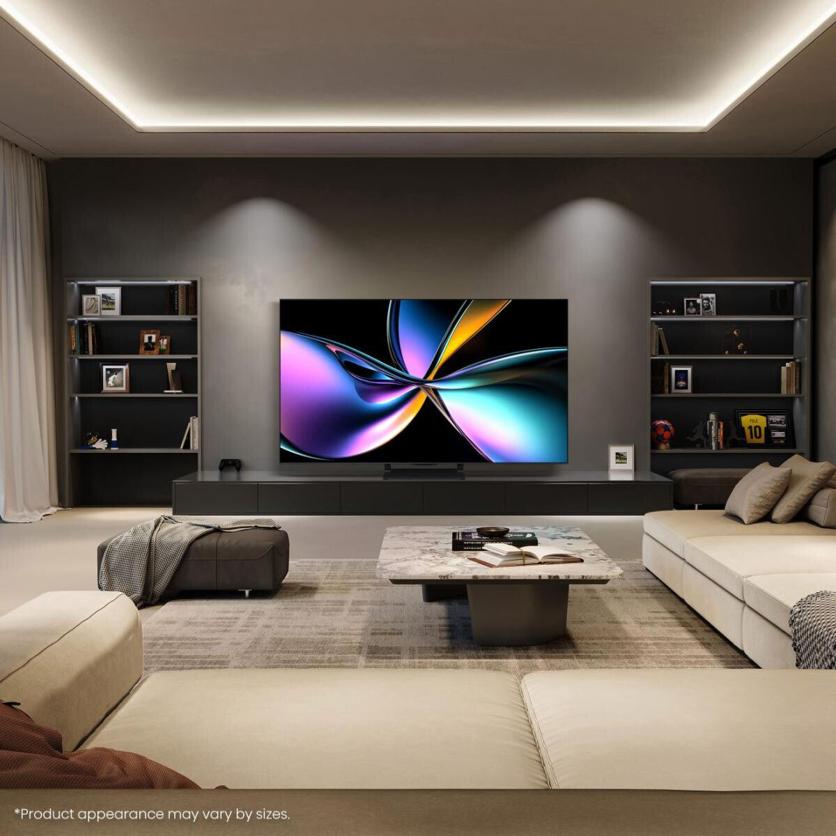 Hisense 55U7Q PRO 139,7 cm (55") 4K Ultra HD Smart TV Wi-Fi Sort 500 cd/m²