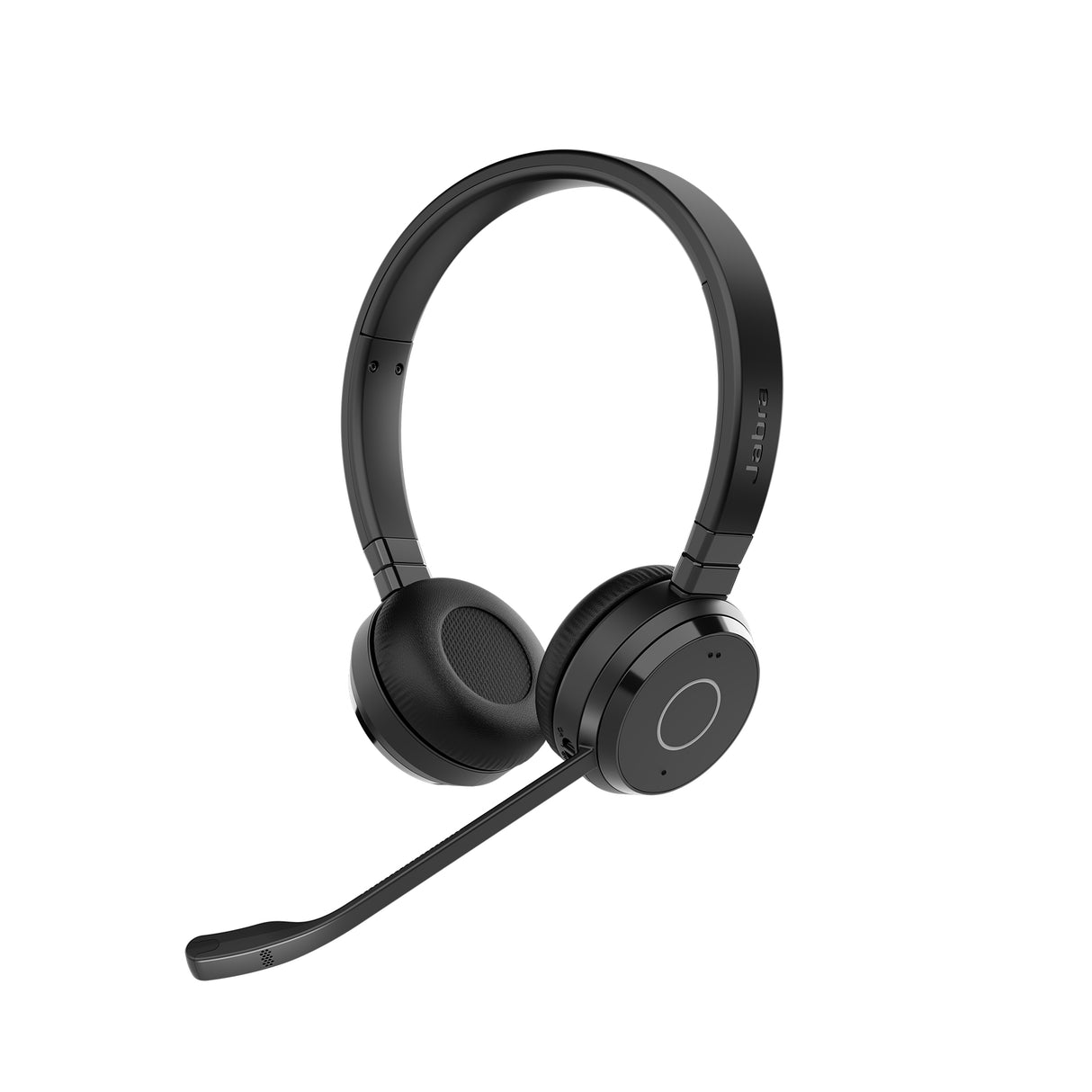 Jabra Evolve 65 TE Headset Kabel & trådløs Kontor/Callcenter USB Type-A Bluetooth Sort