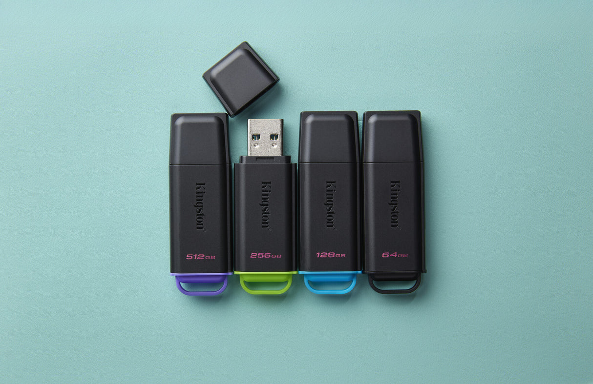 Kingston Technology DataTraveler Exodia USB-nøgle 256 GB USB Type-A 3.2 Gen 1 (3.1 Gen 1) Sort, Grøn