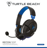Turtle Beach Recon 50 Headset Ledningsført Spil Sort, Blå