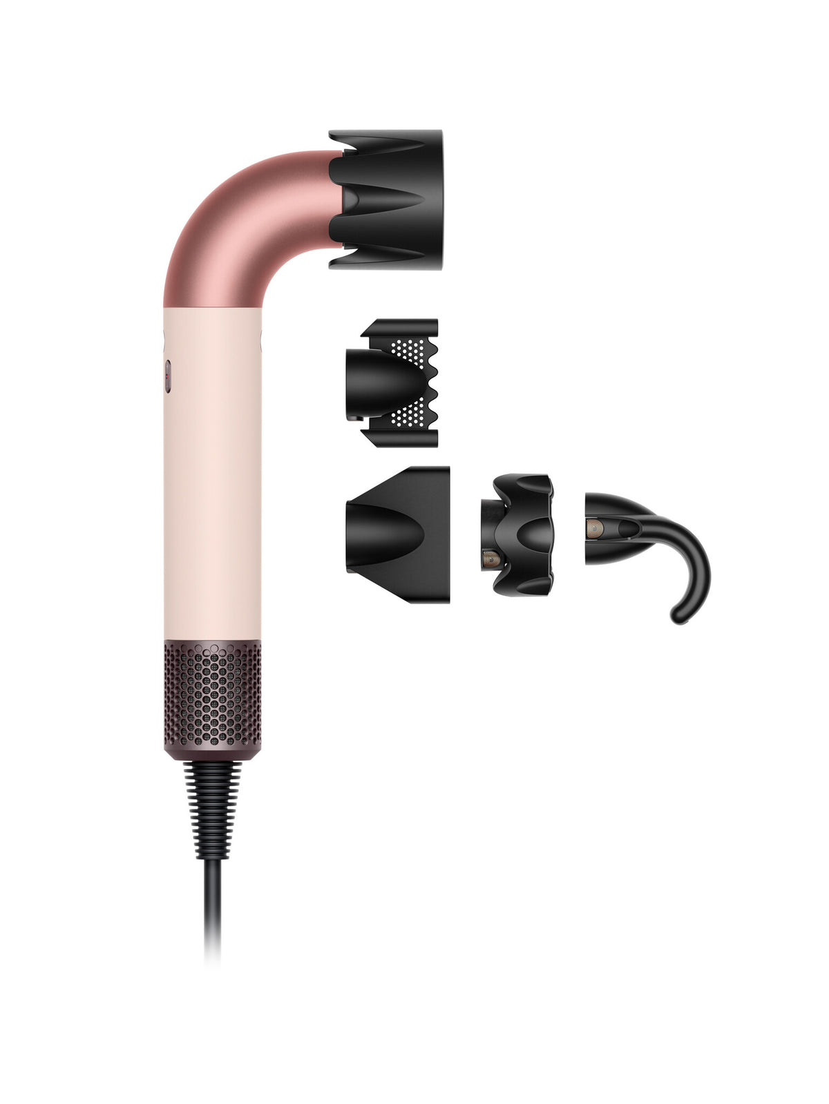 Dyson Ceramic pink/rose gold Hårtørrer Supersonic r Straight+Wavy