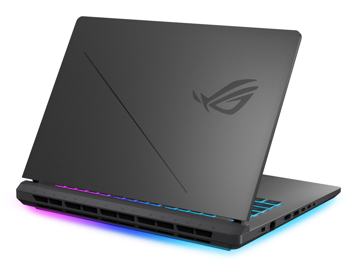 ASUS ROG Strix G15 G615LW-S5075W Intel Core Ultra 9 275HX Laptop 40,6 cm (16") WQXGA 16 GB DDR5-SDRAM 1 TB SSD NVIDIA GeForce RTX 5080 Wi-Fi 7 (802.11be) Windows 11 Home Sort, Grå