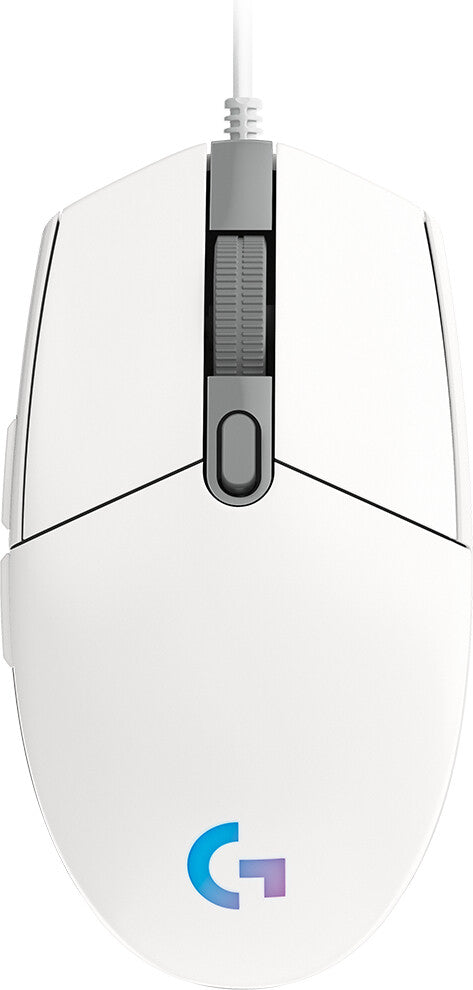 Logitech Gaming Mouse G102 LIGHTSYNC Optisk Kablet Hvid