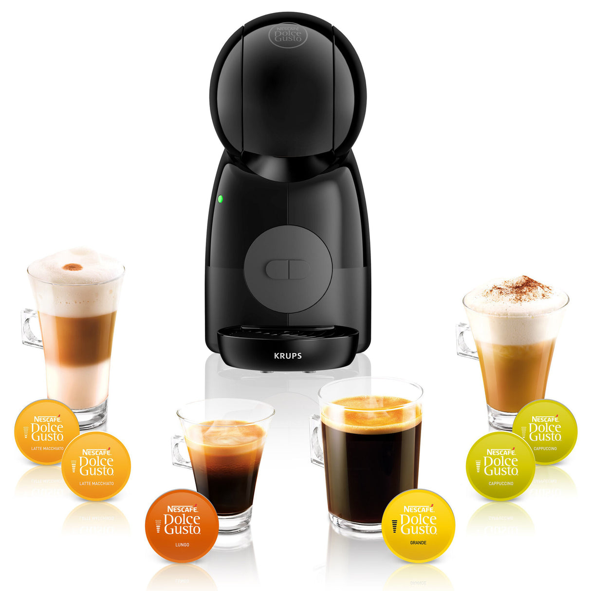 Krups Piccolo XS KP1A3B Vejledning Espressomaskine 0,8 L