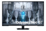 Samsung S43CG700NU computerskærm 109,2 cm (43") 3840 x 2160 pixel 4K Ultra HD LED Sort, Hvid