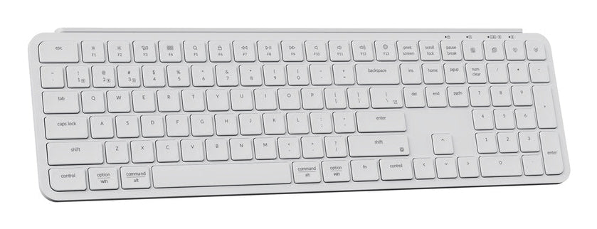 Keychron B6P-K8 tastatur Hjemme/kontor USB + RF Wireless + Bluetooth Elfenben