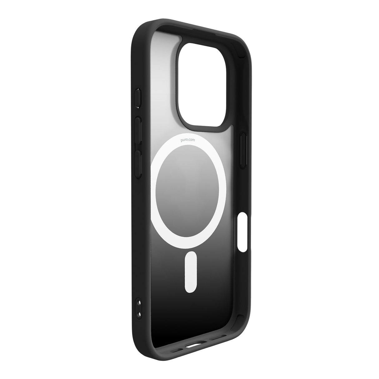 PURO PUIPC16P67GRADBLK mobiltelefon etui 17,5 cm (6.9") Cover Sort