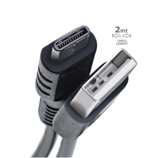 Celly USB-C2M USB-kabel 2 m USB A USB C Sort