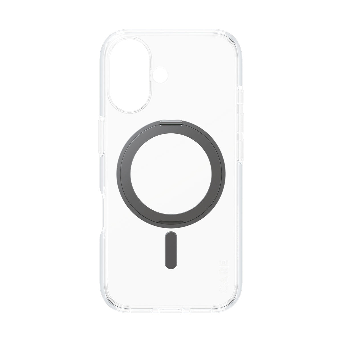 PanzerGlass CARE by ® Feature Case Transparent m. Sort Kickstand & MagSafe iPhone 16