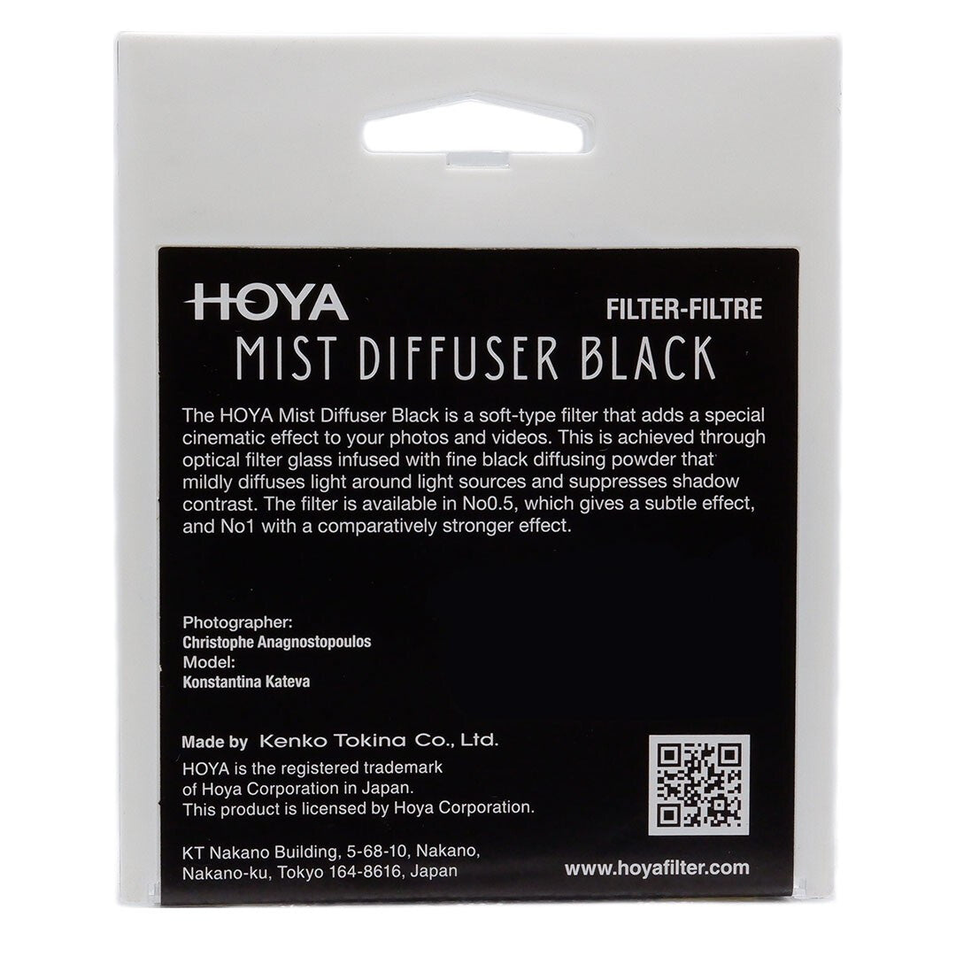 Hoya Mist Diffuser Black No0.5 Diffusion kamerafilter 55 mm