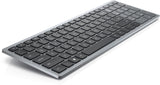 DELL KB740 tastatur Kontor RF trådløs + Bluetooth QWERTY Russisk Grå, Sort