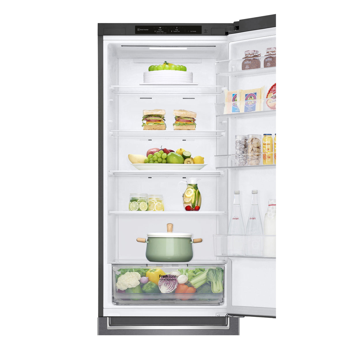 LG GBP32DSLZN Fritstående 341 L Grafit