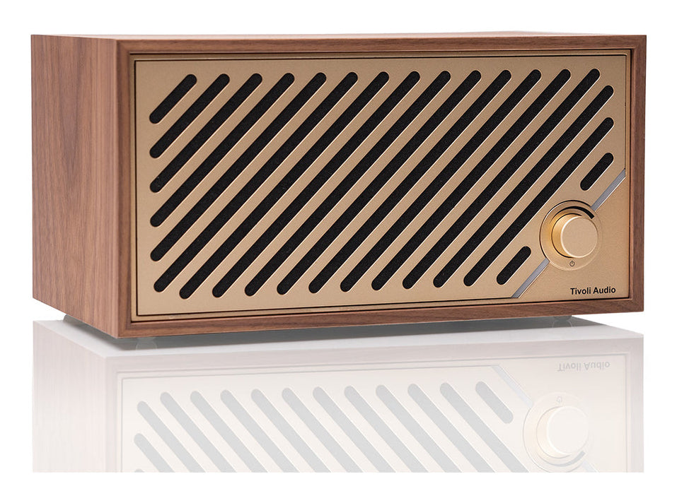 Tivoli Audio Model Two Digital Bærbar stereohøjttaler Valnød, Guld 20 W