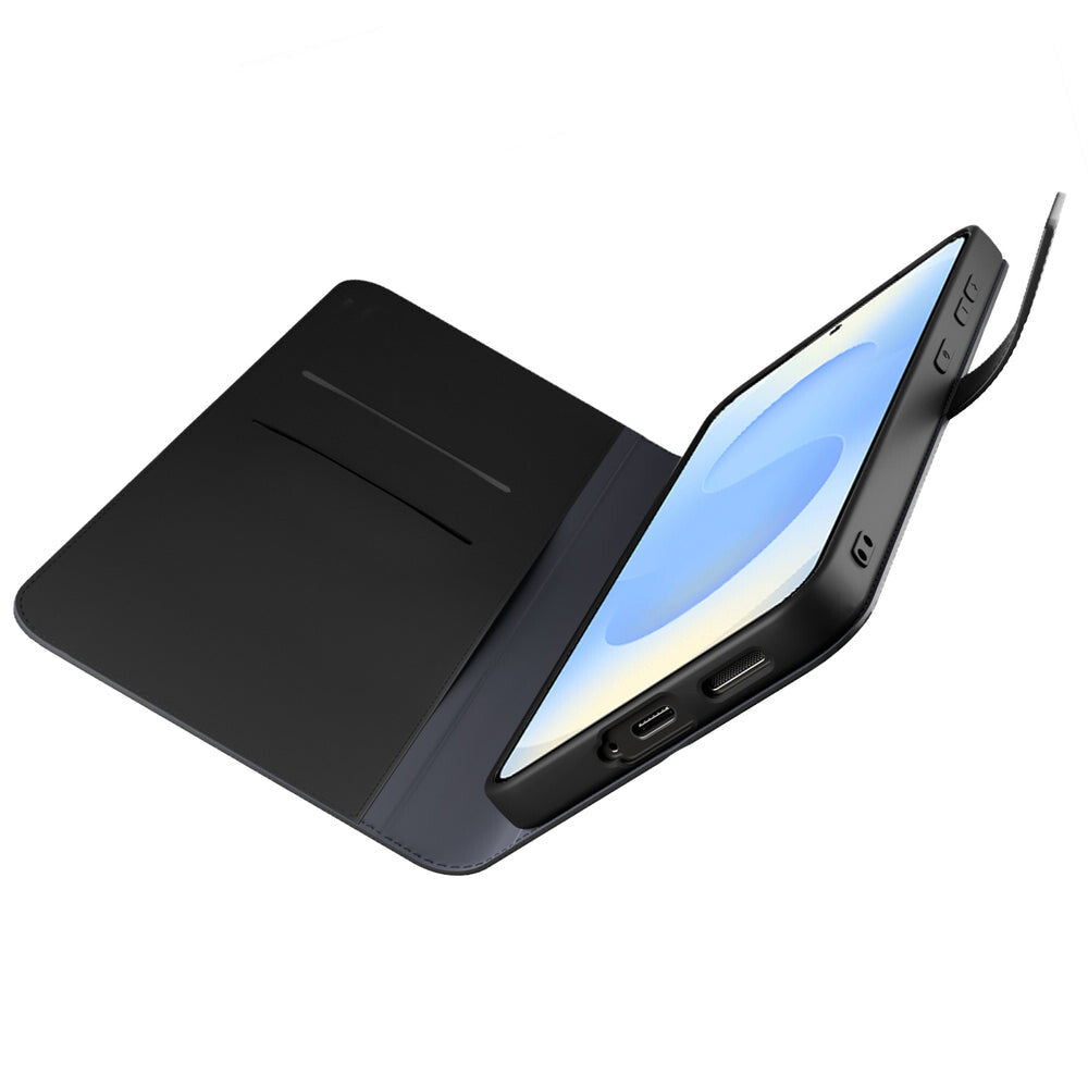 PURO Wallet Stand mobiltelefon etui 17 cm (6.7") Tegnebogsetui Sort