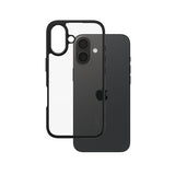 PanzerGlass CARE by ® Flagship Case Transparent Urban Combat m. Sort Ramme iPhone 16
