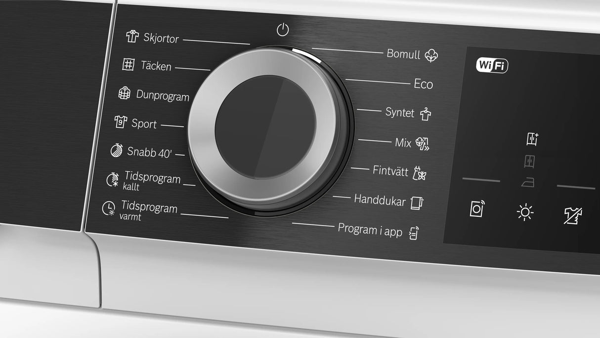 Bosch Serie 6 WQK2420LSN tørretumbler Fritstående Front-læsning 9 kg Hvid