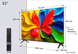 TCL 32V4C TV 81,3 cm (32") HD Smart TV Wi-Fi Sort