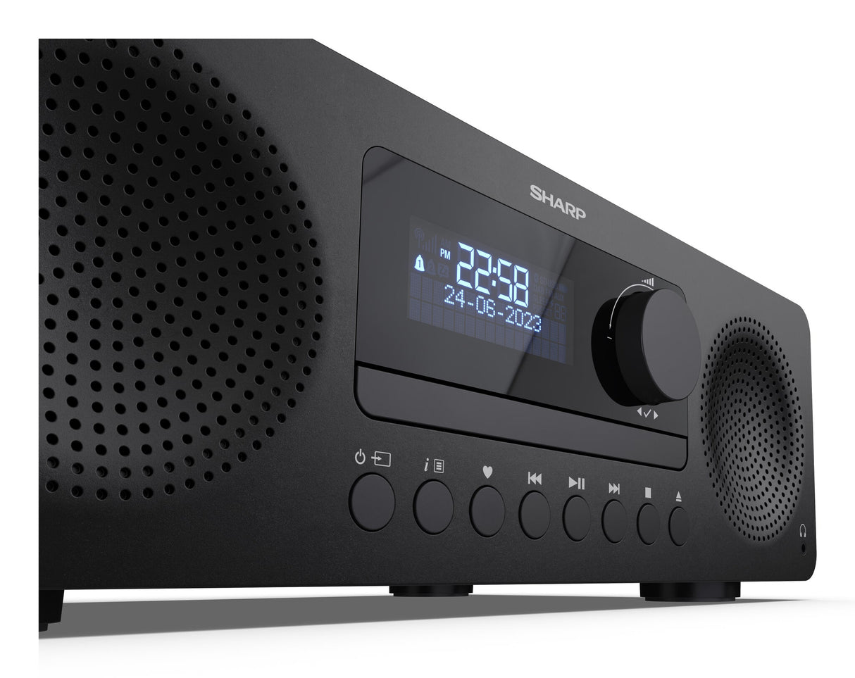 Sharp XL-B720D(BK) stereoanlæg Home audio micro system 30 W Sort