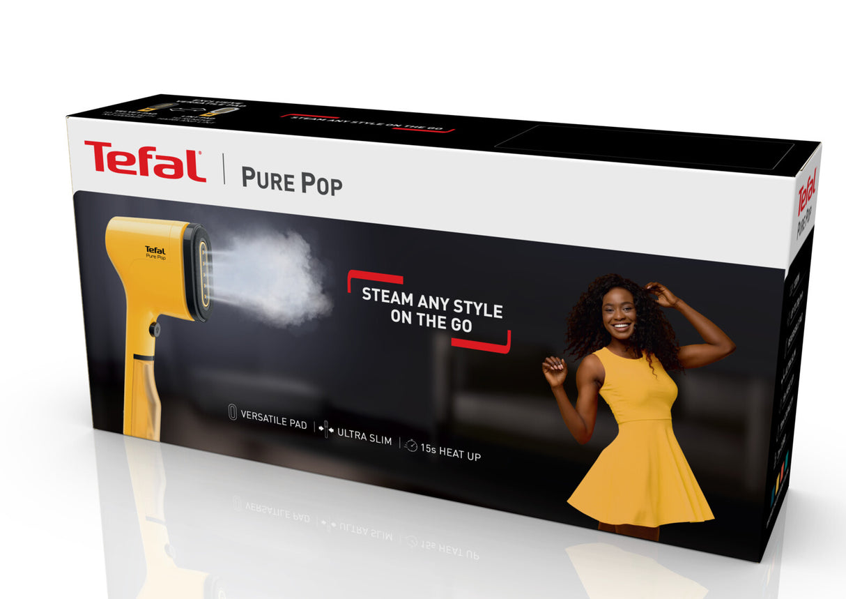 Tefal Pure Pop DT2026 Håndholdt beklædningsdamper 0,07 L 1300 W Gul