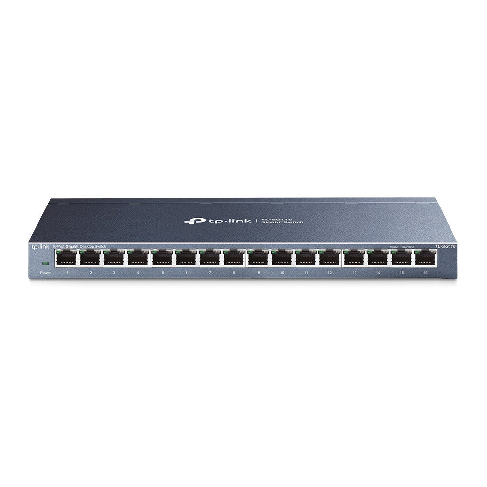 TP-Link TL-SG116 netværksswitch Ikke administreret Gigabit Ethernet (10/100/1000) Sort