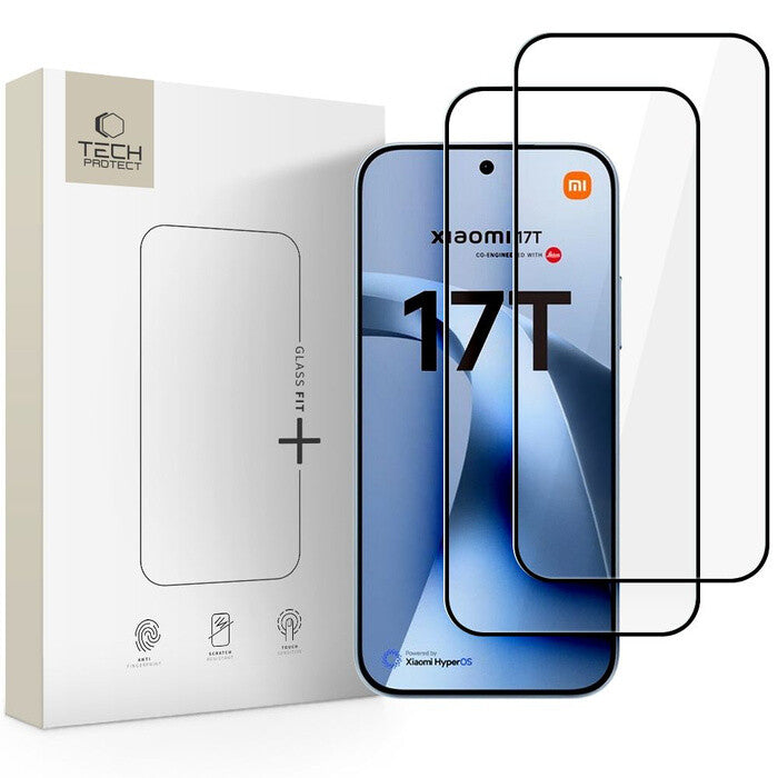Tech-Protect 5906302323456 Skærm og -bagsidebeskytter til mobiltelefon Klar skærmbeskytter Xiaomi 2 stk